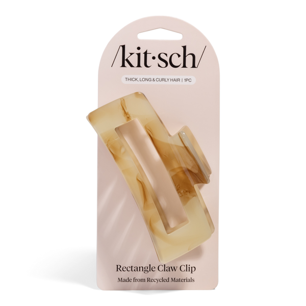 Kitsch Recycled Plastic Jumbo Open Shape Claw Clip #2