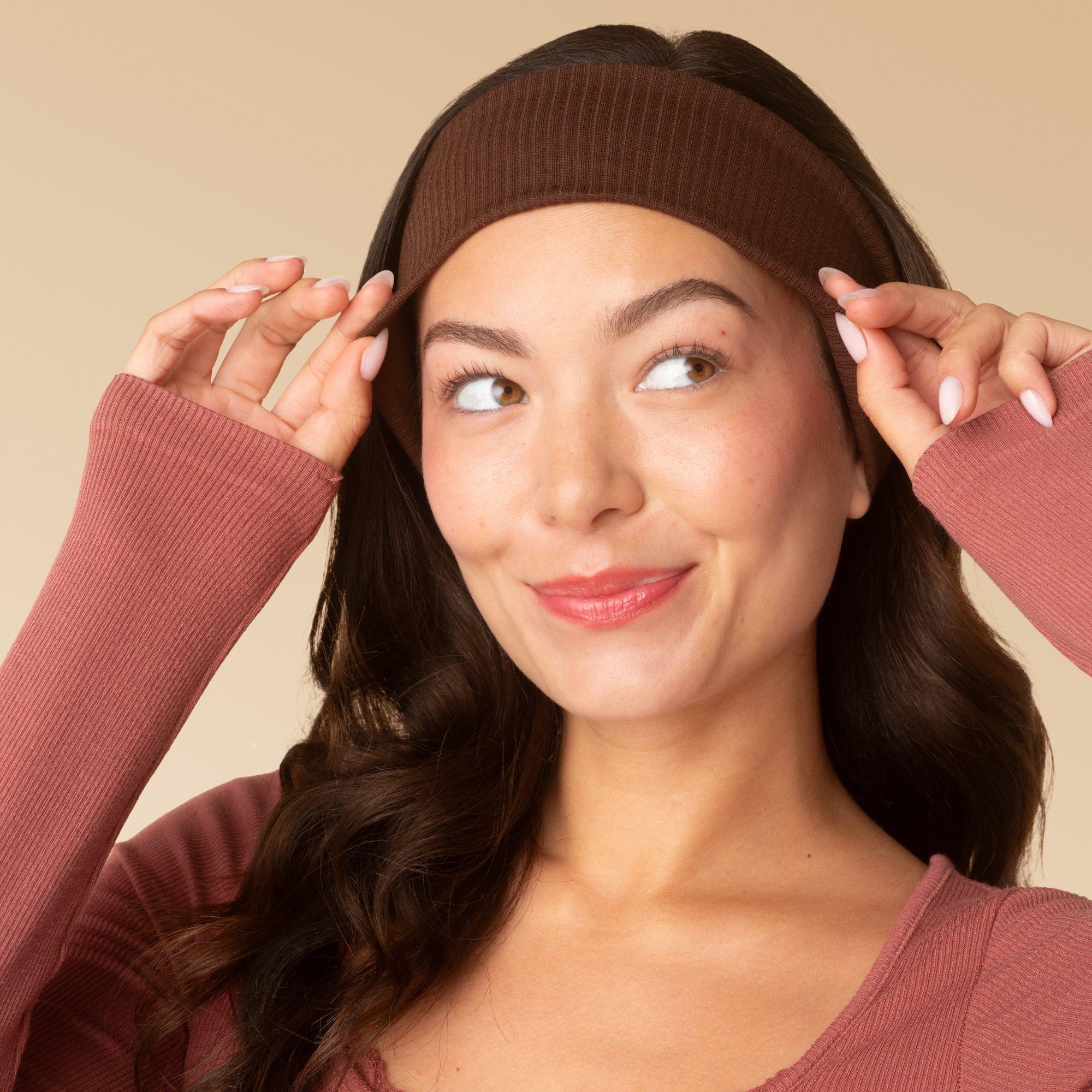 Recycled Fabric Ribbed Elastic Headbands Set - thumbnail 6
