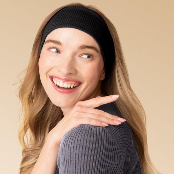 Kitsch Recycled Fabric Ribbed Elastic Headbands Set #4