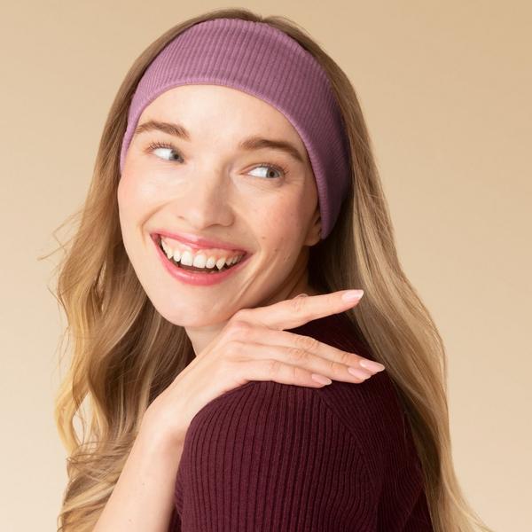 Kitsch Recycled Fabric Ribbed Elastic Headbands Set #5