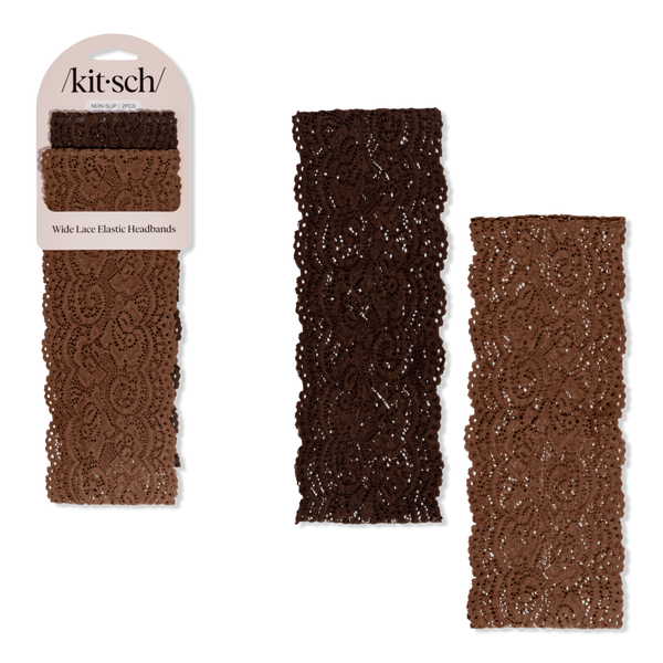 Kitsch Wide Lace Elastic Headbands Set #1