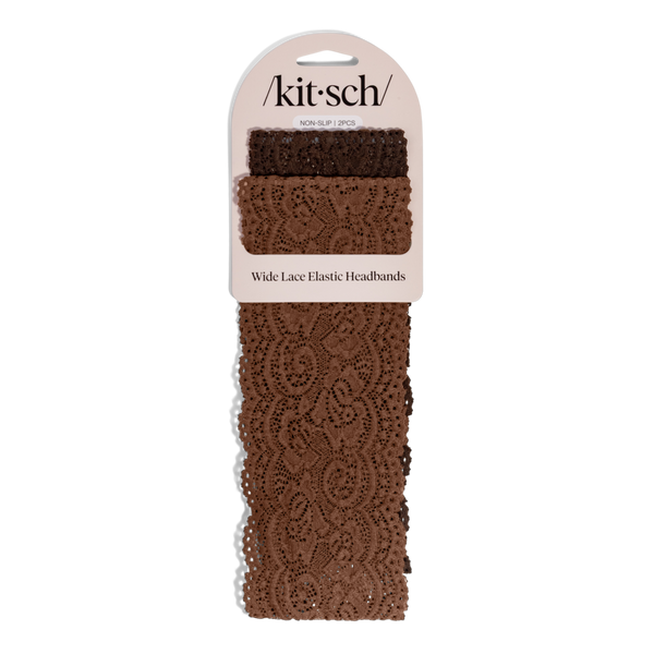 Kitsch Wide Lace Elastic Headbands Set #2