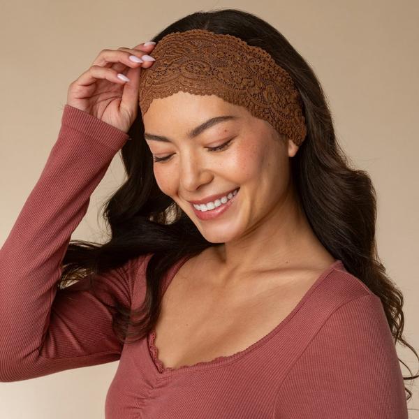 Kitsch Wide Lace Elastic Headbands Set #5