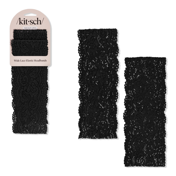Kitsch Wide Lace Elastic Headbands Set #1