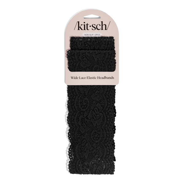 Kitsch Wide Lace Elastic Headbands Set #2