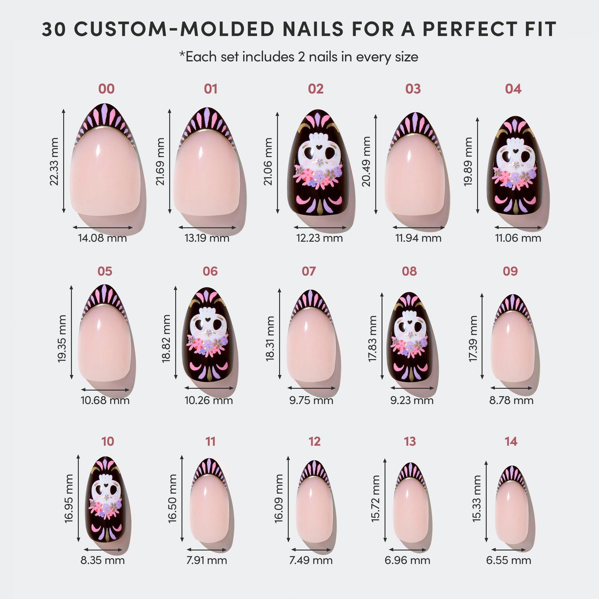 Накладные ногти Glamnetic Mani De Los Muertos — фото 6