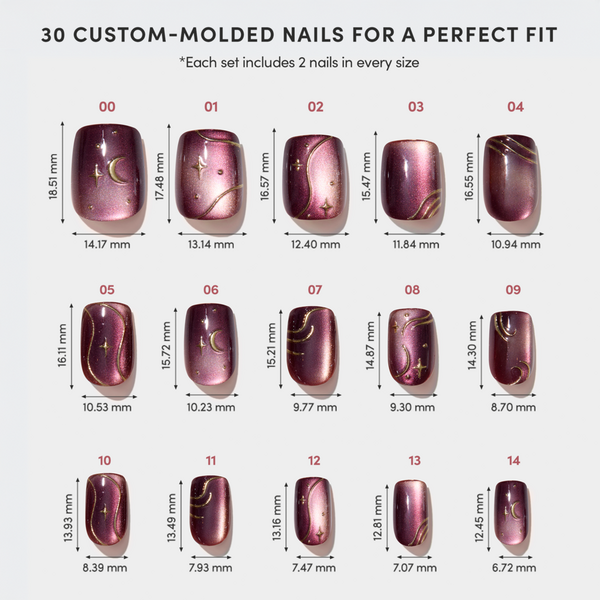 Glamnetic Scarlet Spell Press-On Nails #6