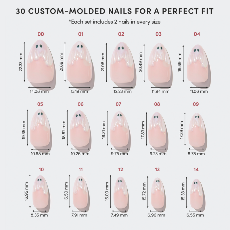 Glamnetic Ghost Besties Press-On Nails #6