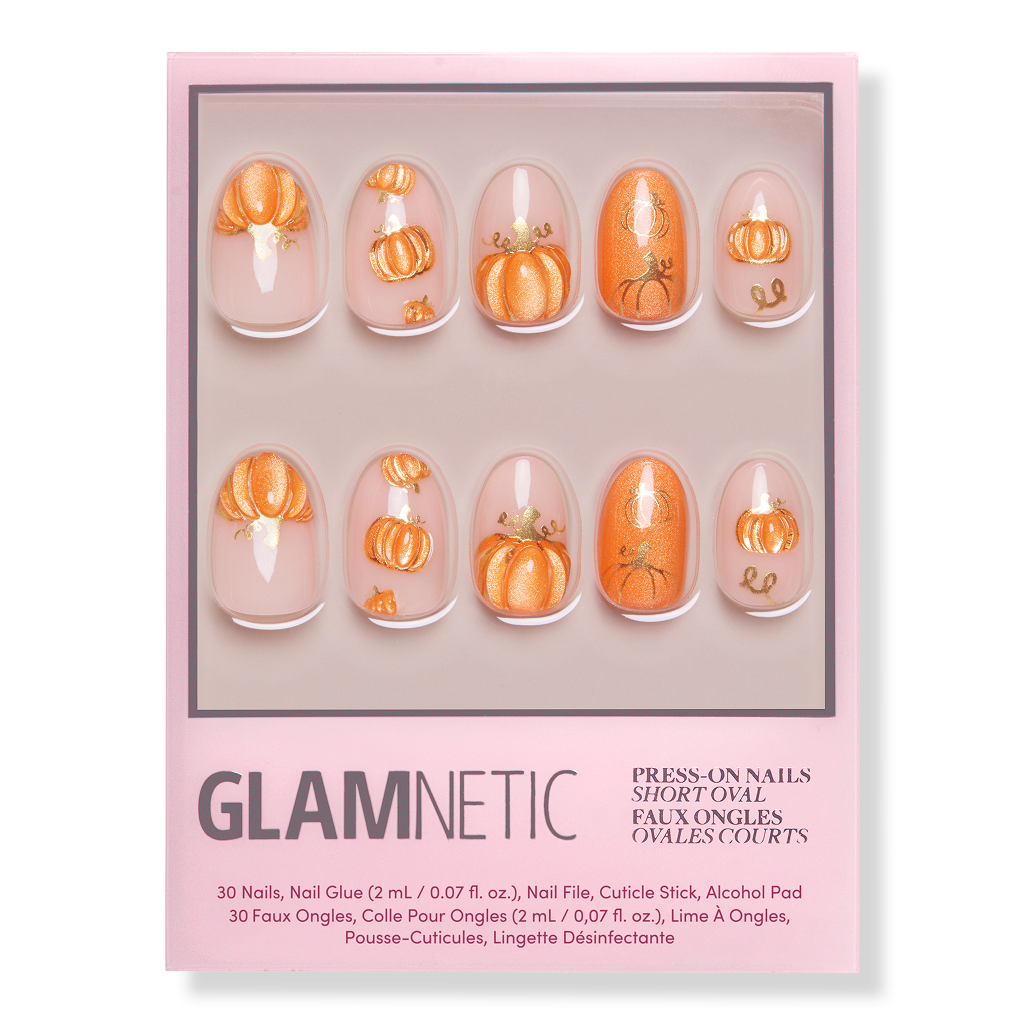 Glamnetic Golden Gourds Press-On Nails #1