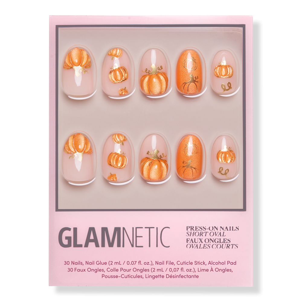 Glamnetic Golden Gourds Press-On Nails