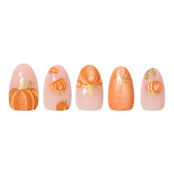 Glamnetic Golden Gourds Press-On Nails #2