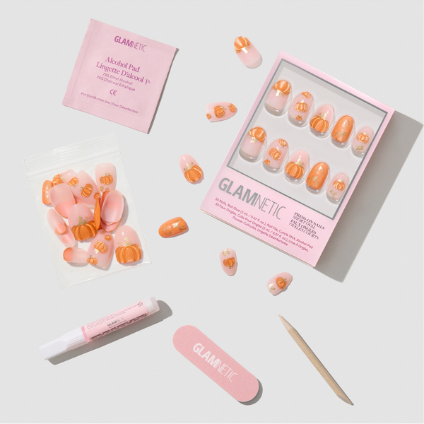 Glamnetic Golden Gourds Press-On Nails #3