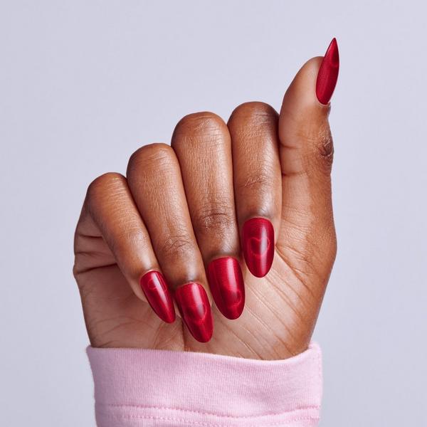 Kiss Glam Embellished Medium Almond Press On Nails, Famous #5