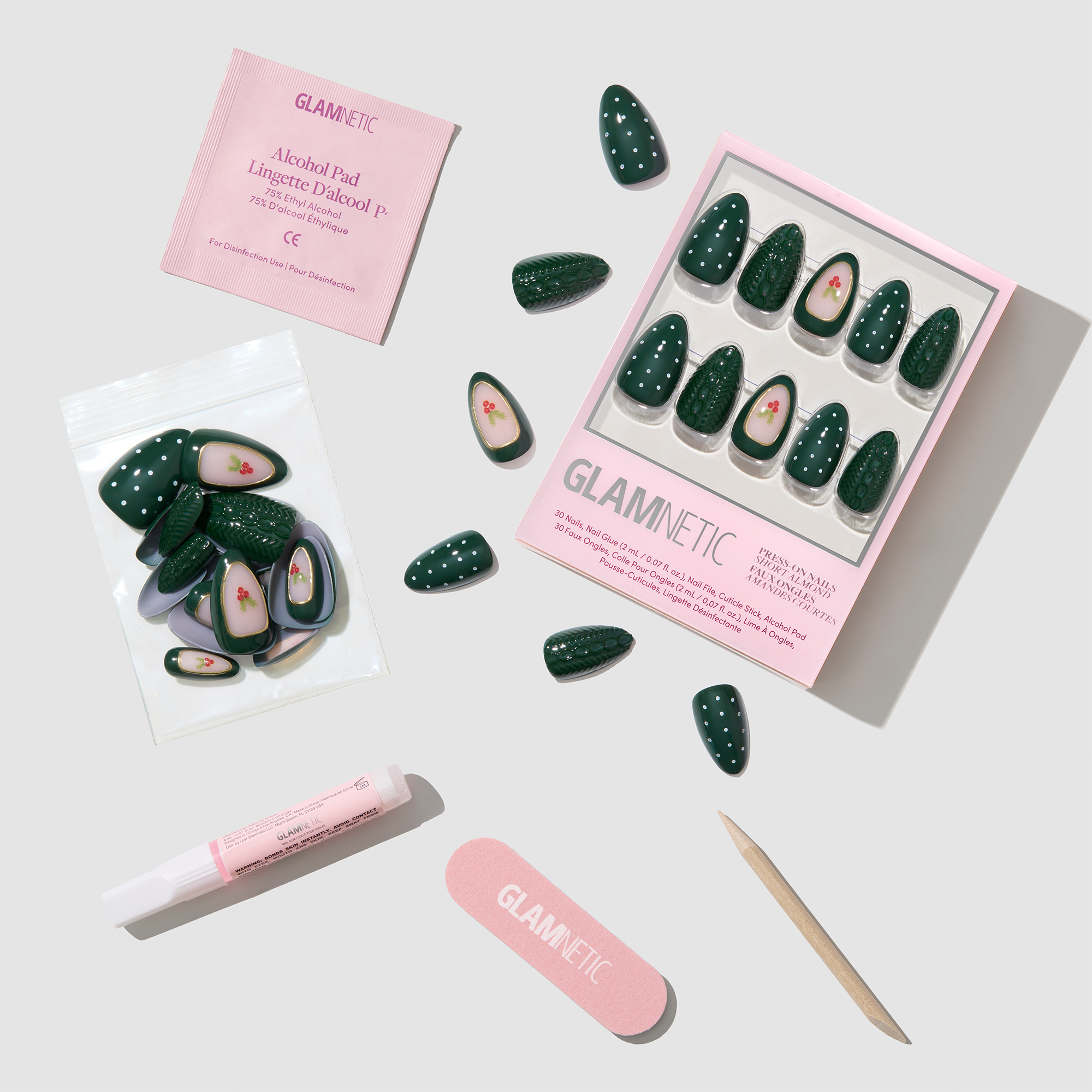 Накладные ногти на клейкой основе Glamnetic Table For Ten — фото 3