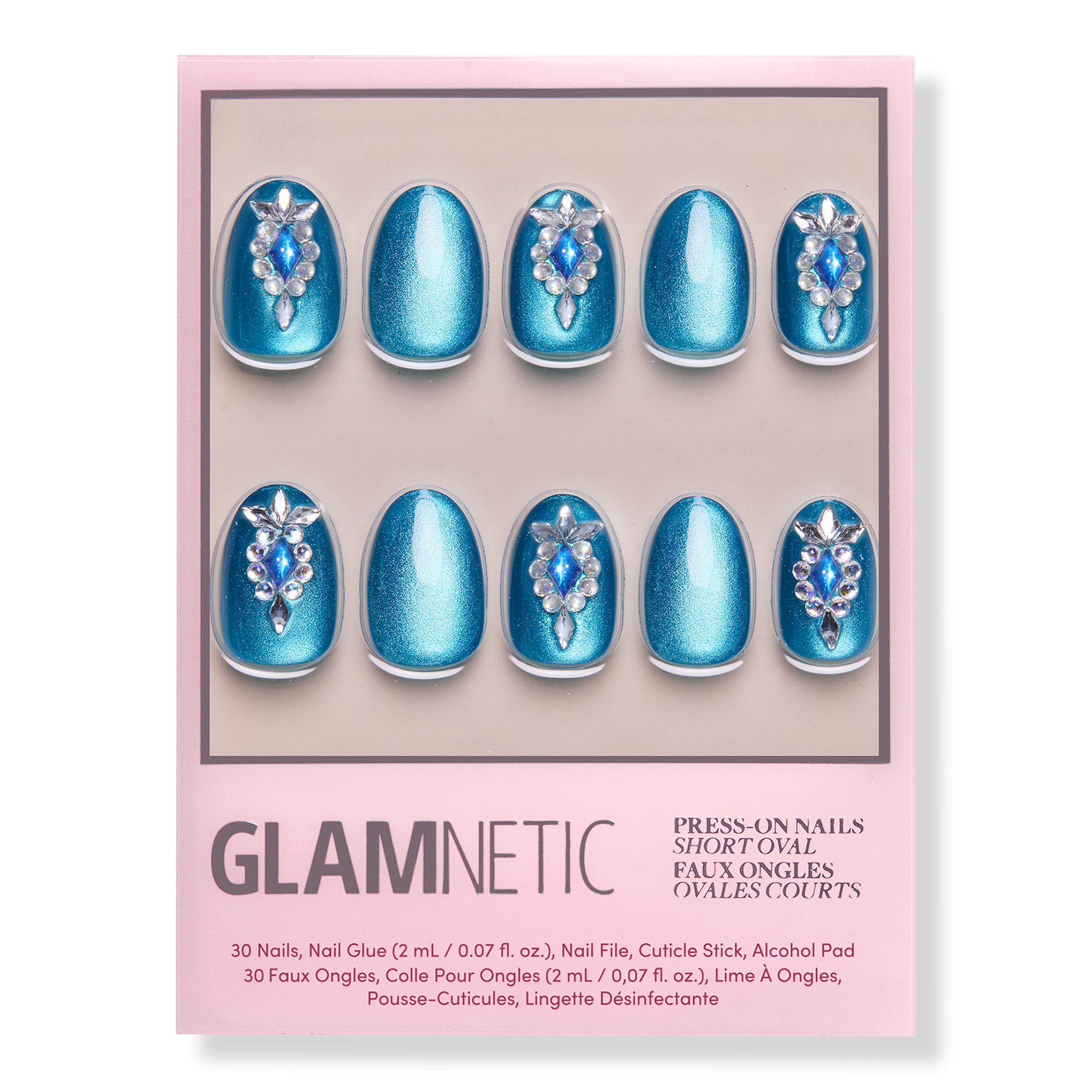 Glamnetic Blue Topaz Press-On Nails #1
