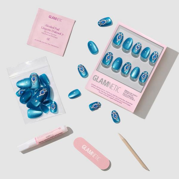 Glamnetic Blue Topaz Press-On Nails #3