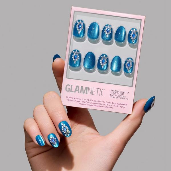 Glamnetic Blue Topaz Press-On Nails #4