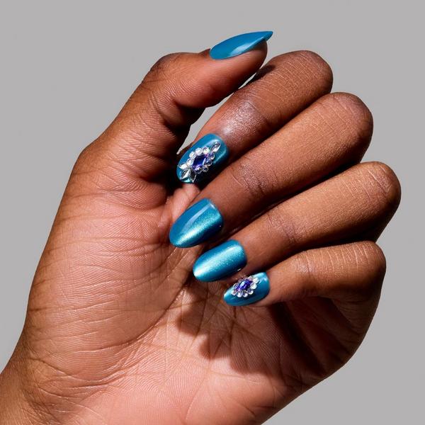 Glamnetic Blue Topaz Press-On Nails #5