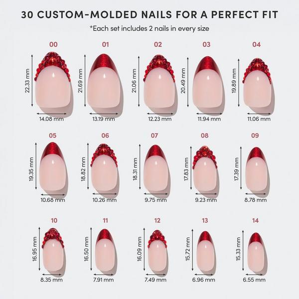 Glamnetic Garnet Press-On Nails #6