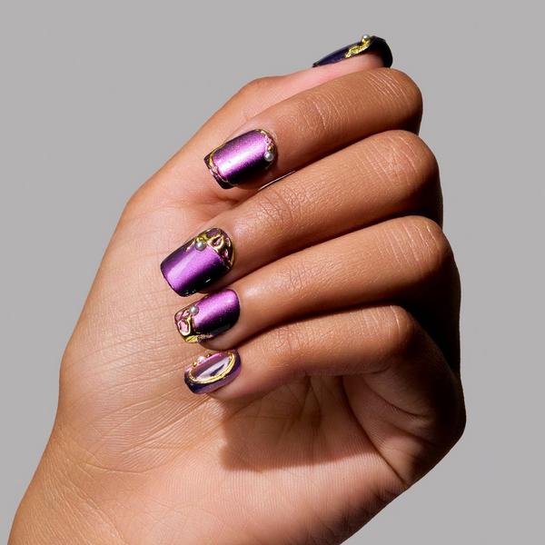 Glamnetic Amethyst Press-On Nails #5