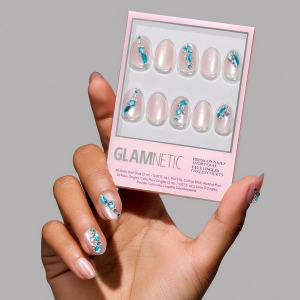 Glamnetic Aquamarine Press-On Nails #4