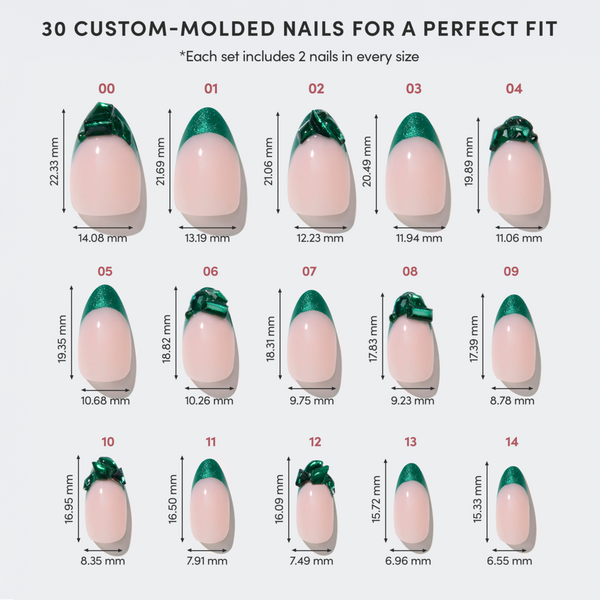 Glamnetic Emerald Press-On Nails #6