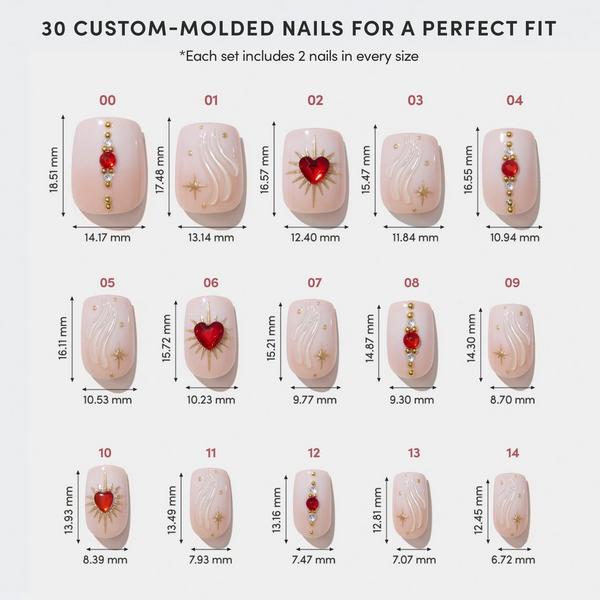Glamnetic Ruby Press-On Nails #6