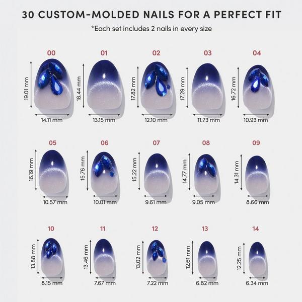 Glamnetic Sapphire Press-On Nails #6