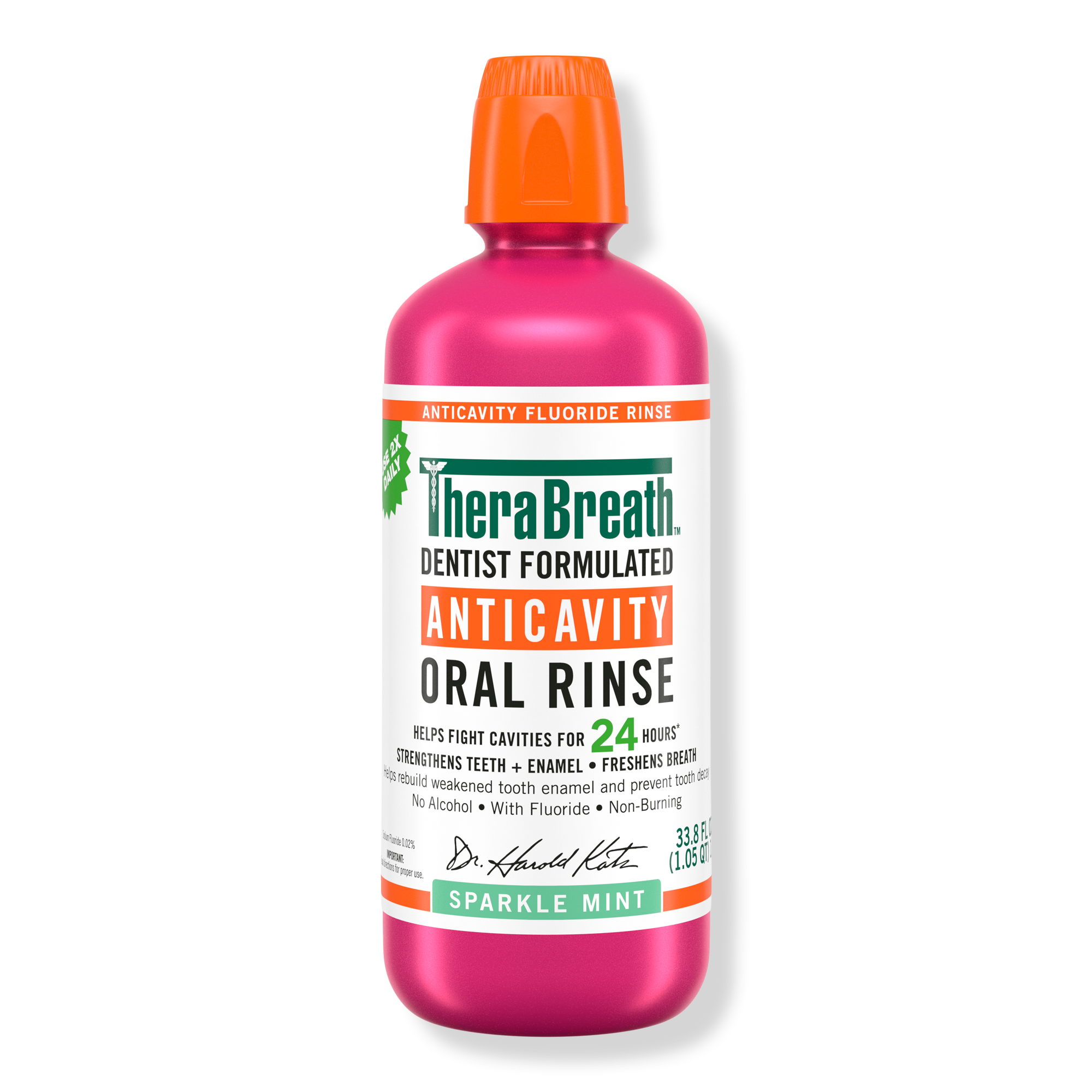 TheraBreath Anticavity Fluoride Oral Rinse Sparkle Mint #1