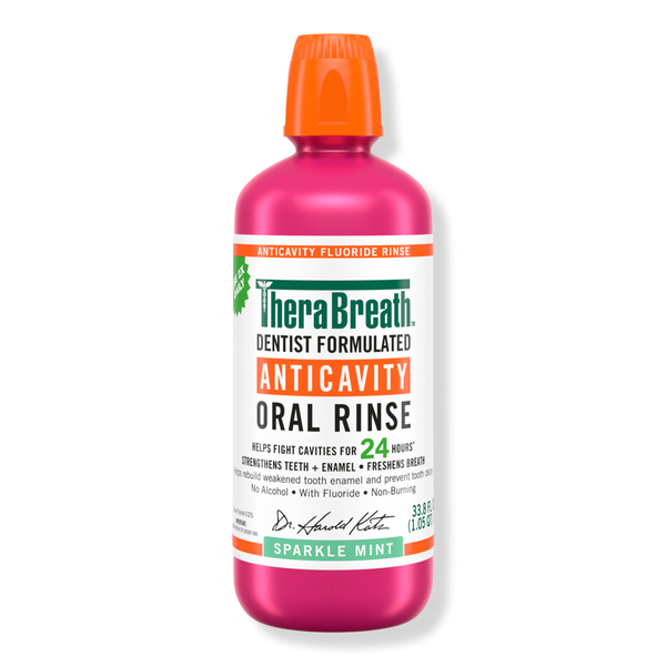 TheraBreath Anticavity Fluoride Oral Rinse Sparkle Mint #1