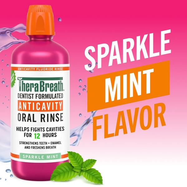 TheraBreath Anticavity Fluoride Oral Rinse Sparkle Mint #2
