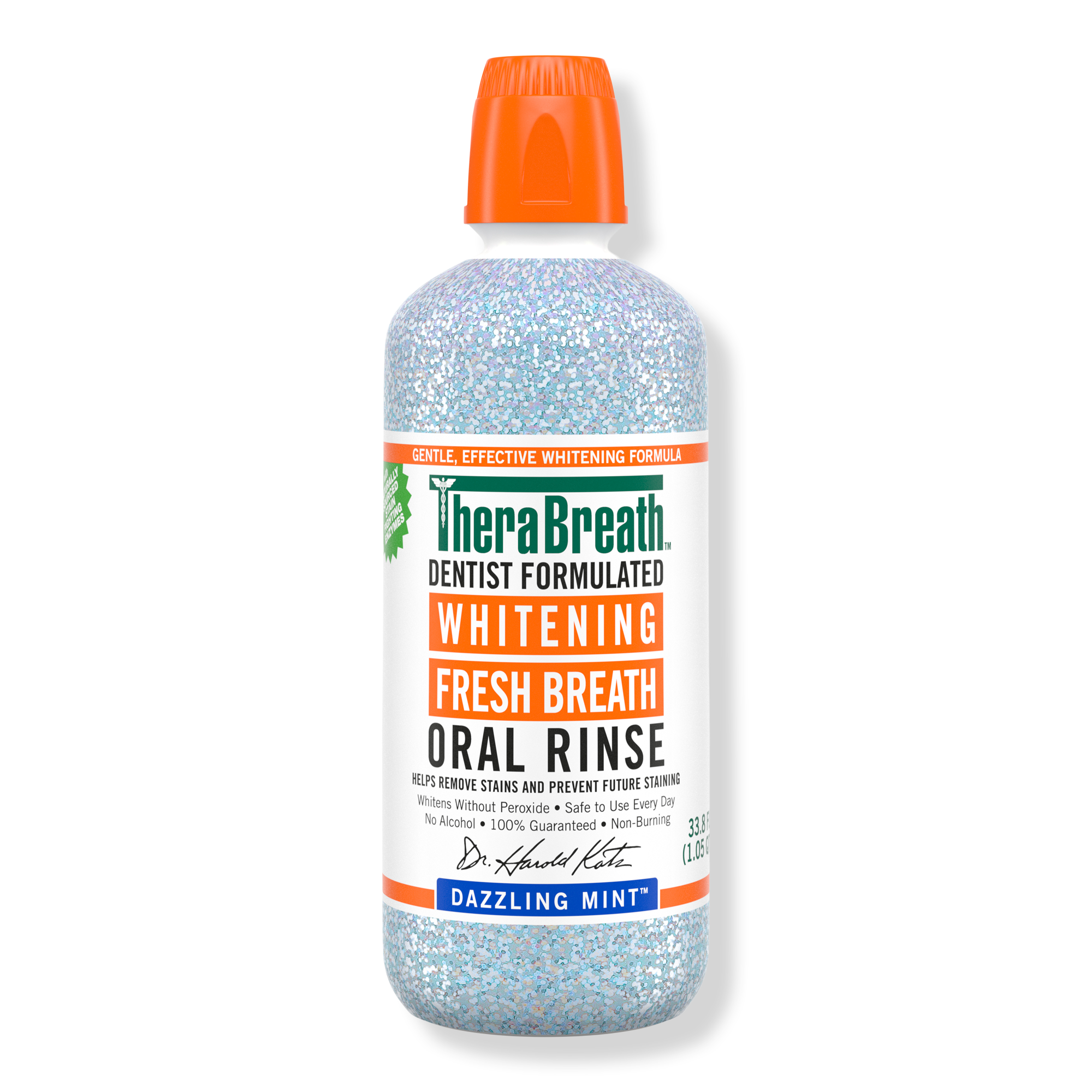 TheraBreath Whitening Fresh Breath Oral Rinse Dazzling Mint #1