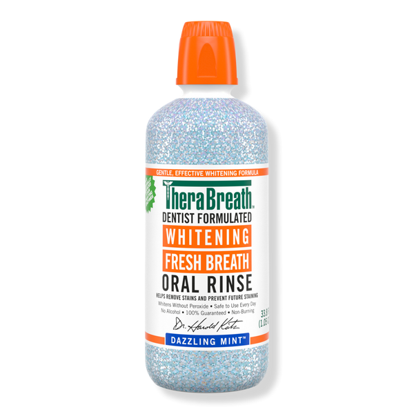 TheraBreath Whitening Fresh Breath Oral Rinse Dazzling Mint #1