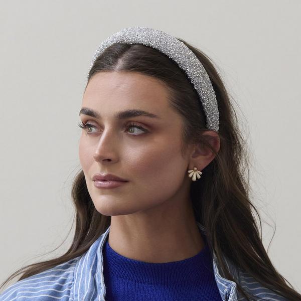 Lele Sadoughi Alice Pebbled Headband #4