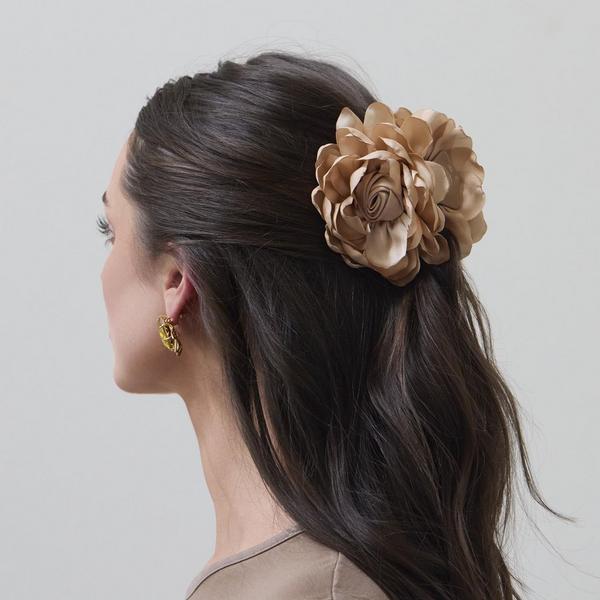 Lele Sadoughi Rose Claw Clip #4