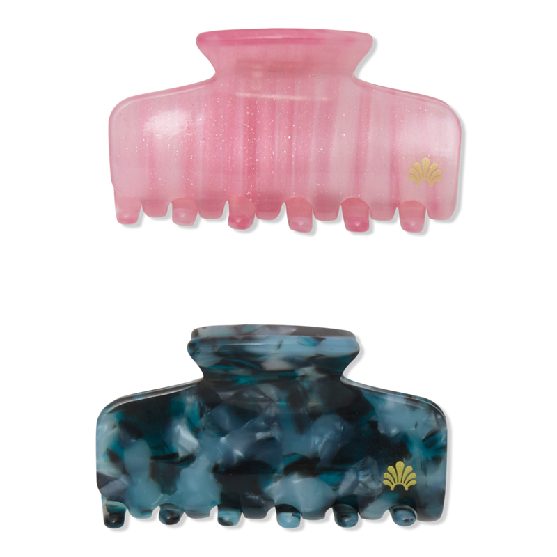 Lele Sadoughi - Blush Teal Mini Claw Clip Duo | Ulta Beauty