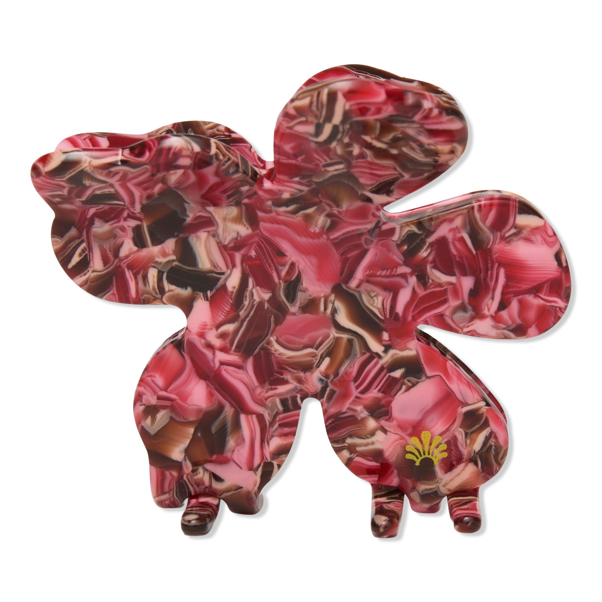 Lele Sadoughi Rose Tortoise Lily Claw Clip #1