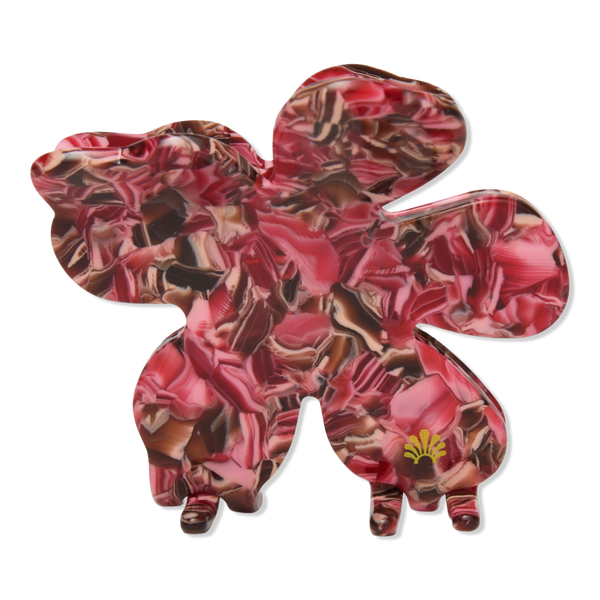 Lele Sadoughi Rose Tortoise Lily Claw Clip #1