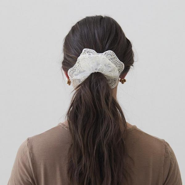 Lele Sadoughi Lace Scrunchie #2