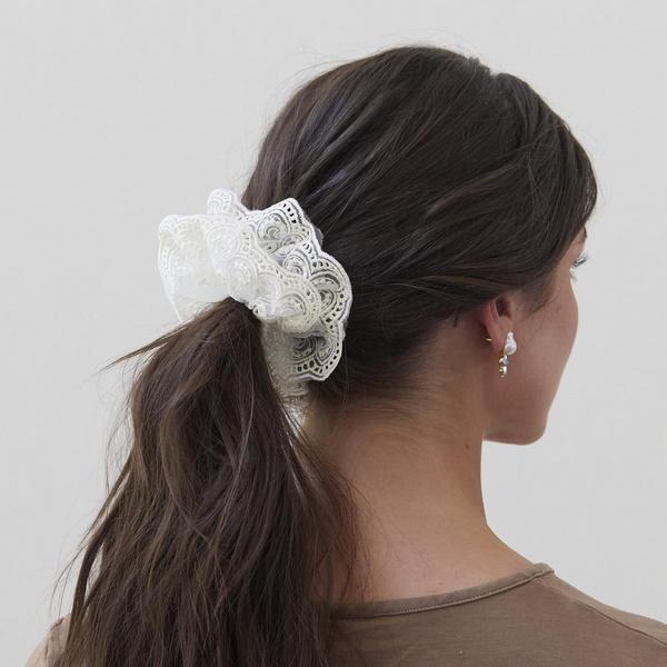 Lele Sadoughi Lace Scrunchie #3