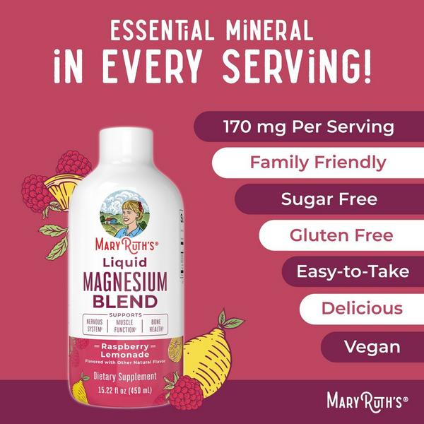 MaryRuth's Liquid Magnesium Raspberry Lemonade #3