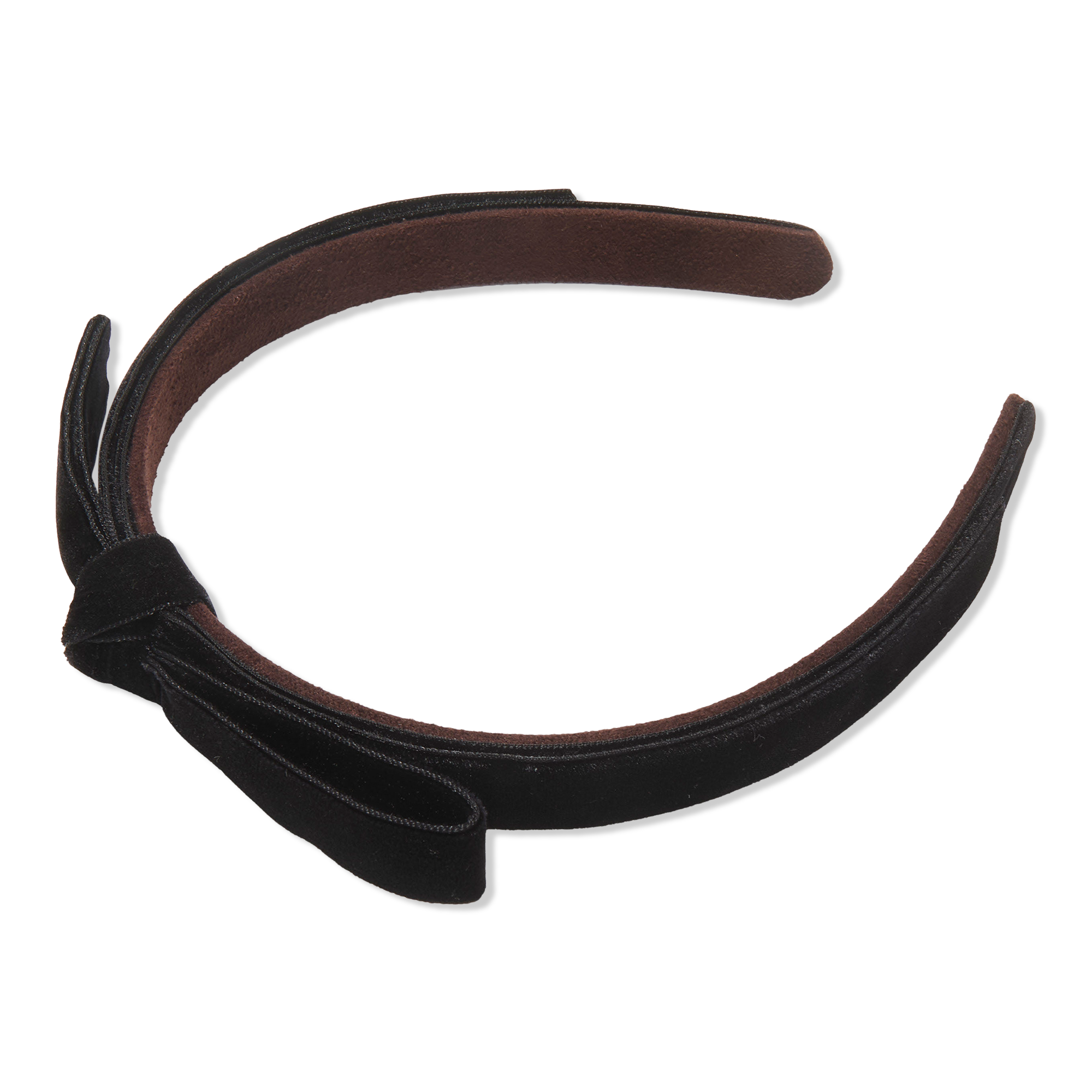 Lele Sadoughi Jet Bardot Ribbon Slim Headband #1