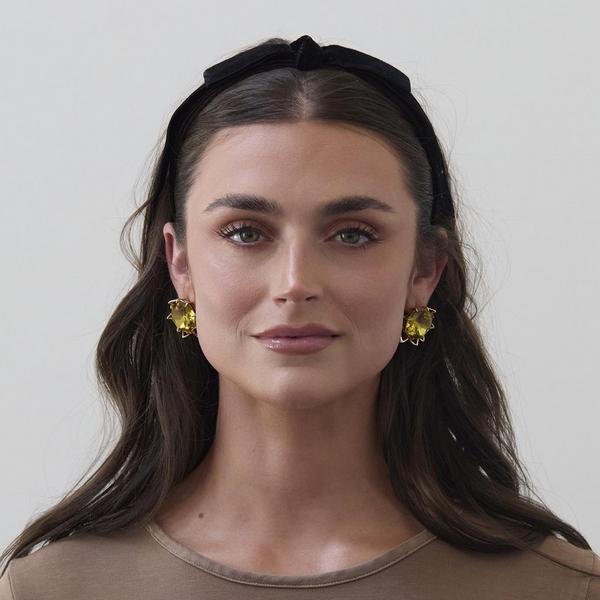 Lele Sadoughi Jet Bardot Ribbon Slim Headband #4