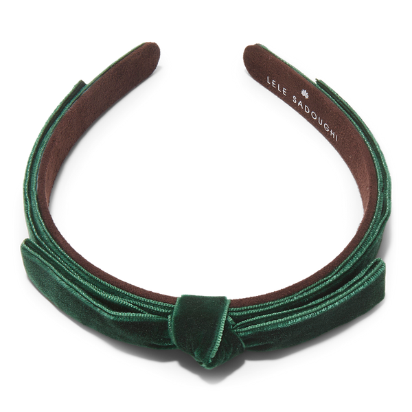 Lele Sadoughi Bardot Ribbon Slim Headband #2