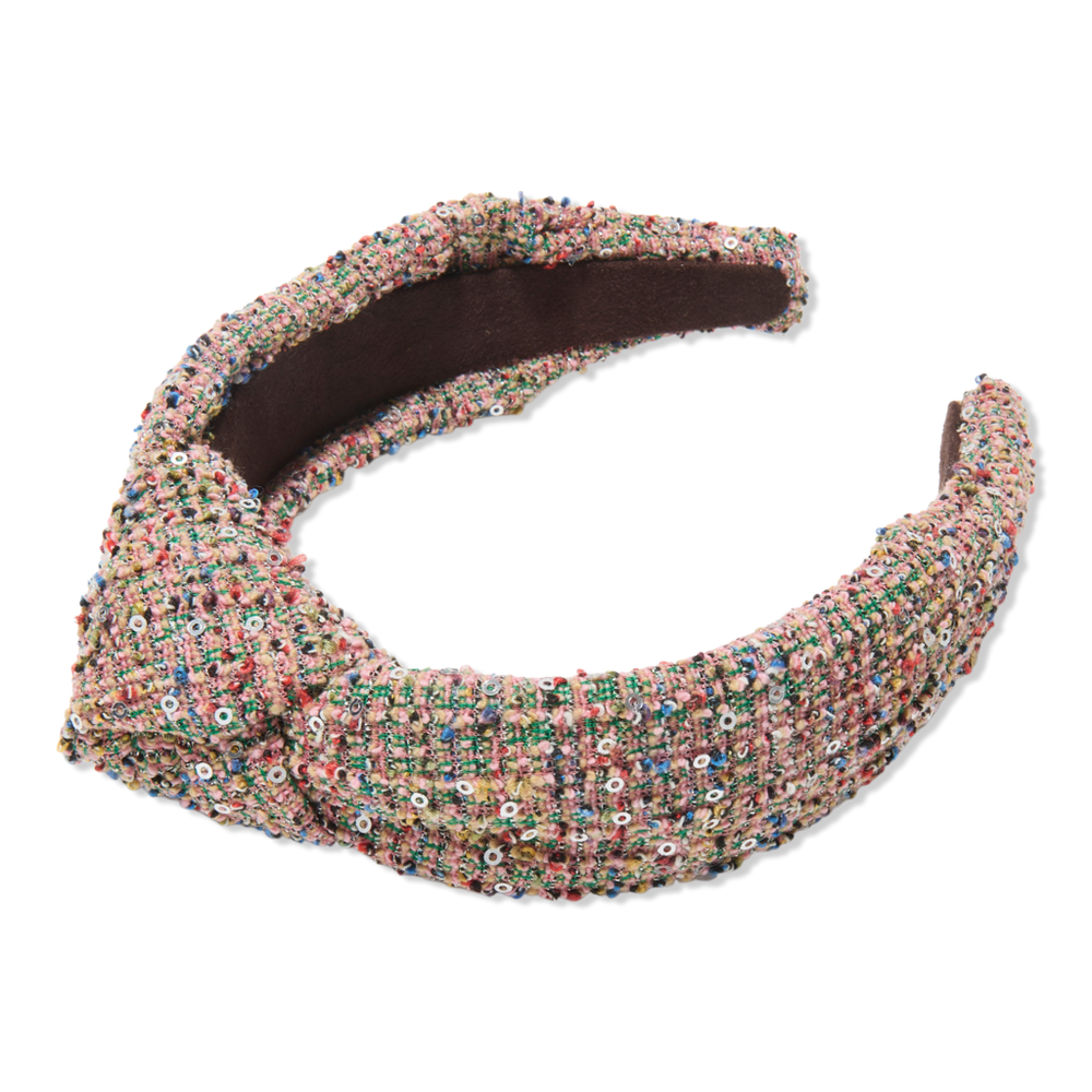 Lele Sadoughi Knotted Tweed Headband - Confetti