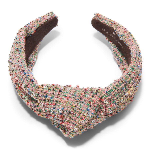 Lele Sadoughi Knotted Tweed Headband #2