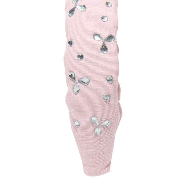Lele Sadoughi Floral Blush Slim Knotted Headband #3