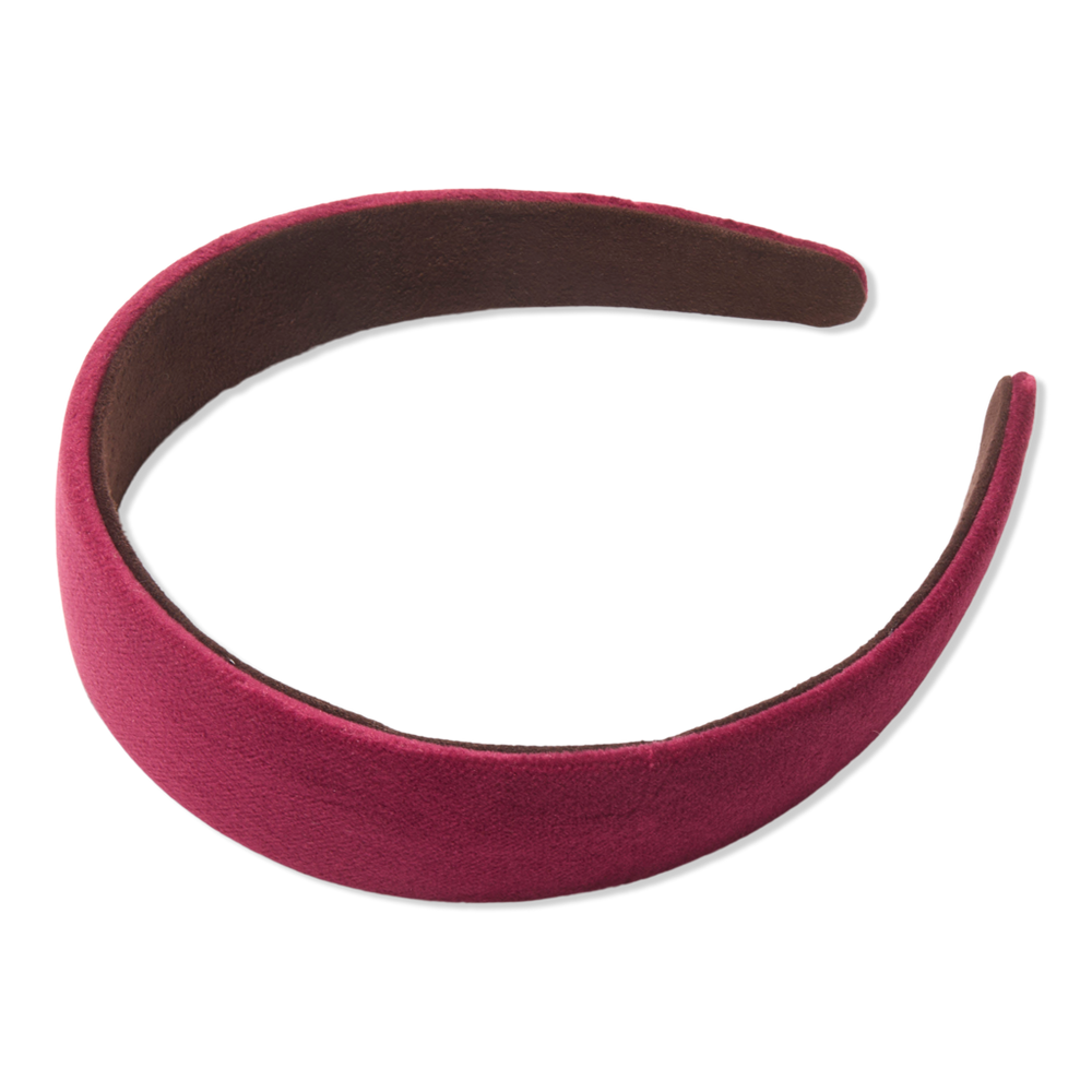 Lele Sadoughi Burgundy Velvet Bessette Headband - Burgundy Velvet