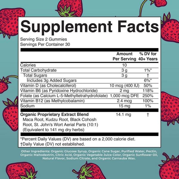 MaryRuth's Menopause Gummies Strawberry #2