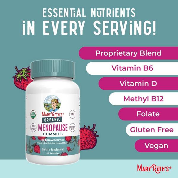 MaryRuth's Menopause Gummies Strawberry #3